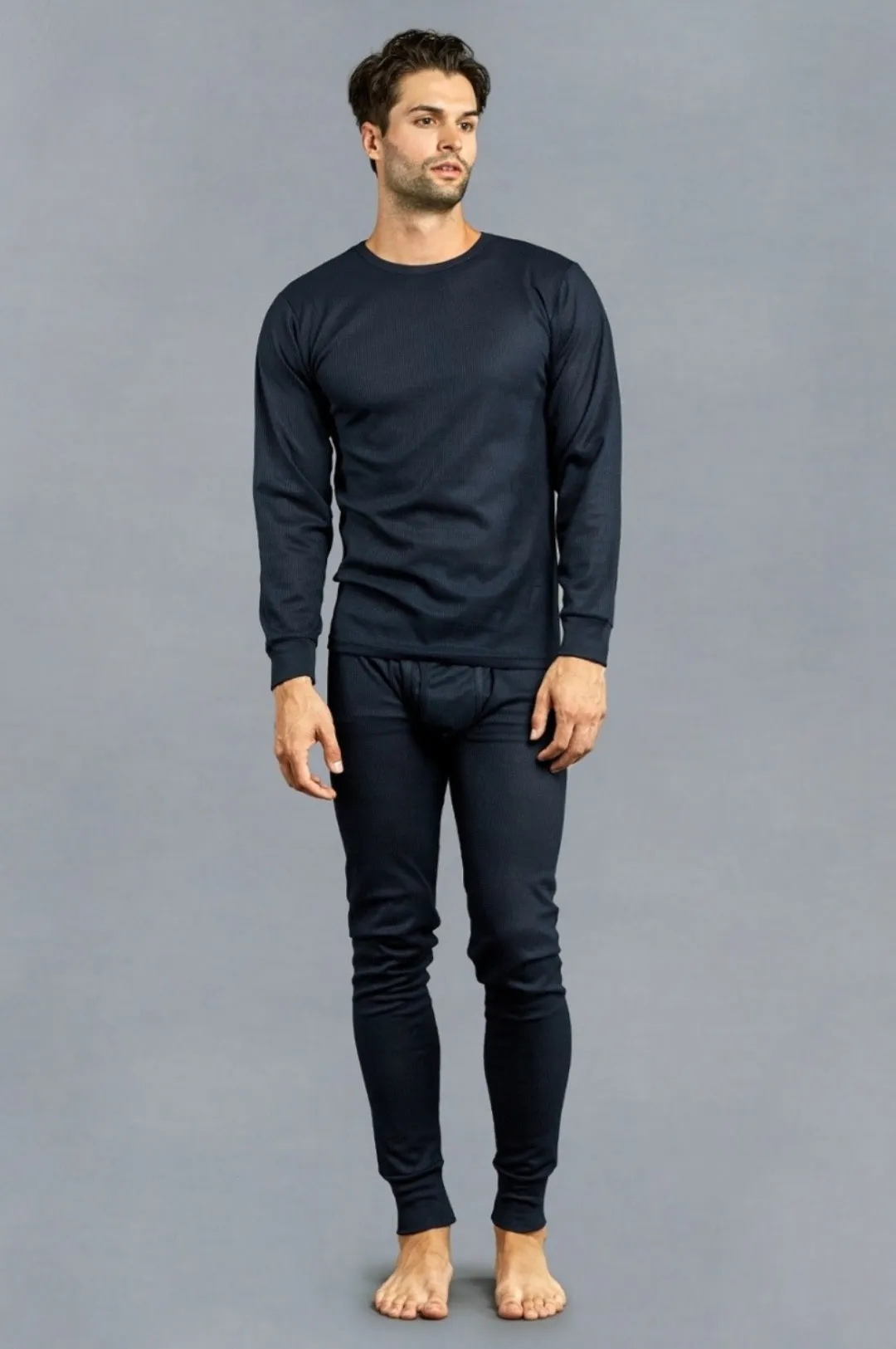 Men's thermal underwear set navy