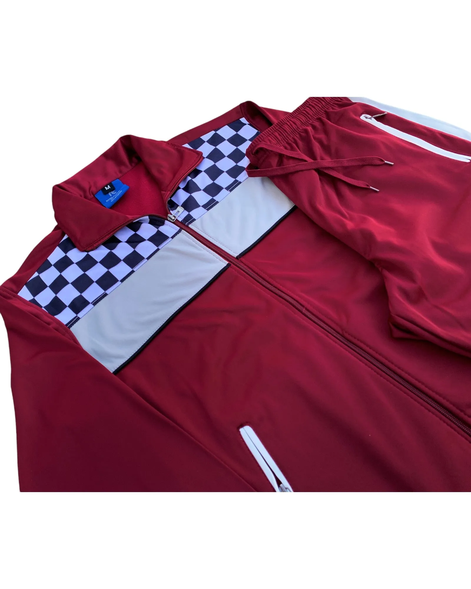 Men’s Tracksuit Traditional Checker Boxed Track jacket & Track pants