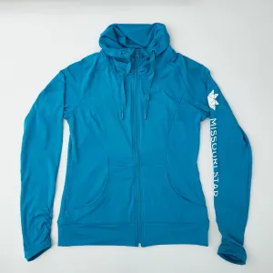 Missouri Star Ladies Sport-Wick Stretch Jacket - Peacock - XL