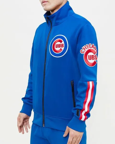 MLB CHICAGO CUBS CLASSIC MEN'S TRACK JACKET (ROYAL BLUE)