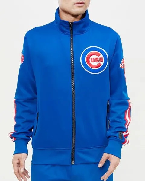 MLB CHICAGO CUBS CLASSIC MEN'S TRACK JACKET (ROYAL BLUE)