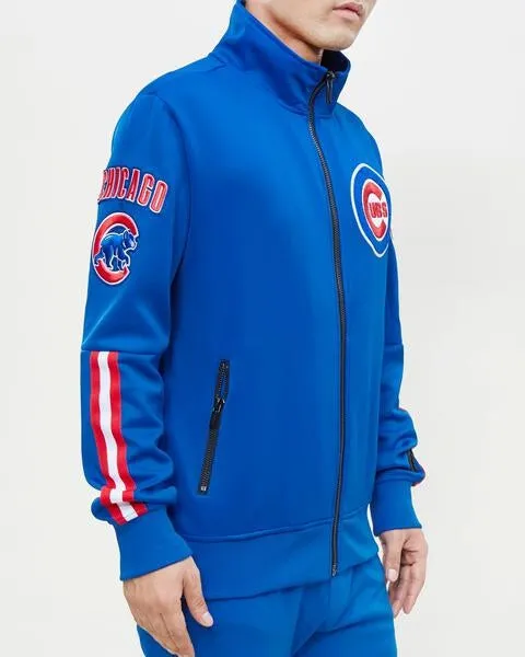 MLB CHICAGO CUBS CLASSIC MEN'S TRACK JACKET (ROYAL BLUE)