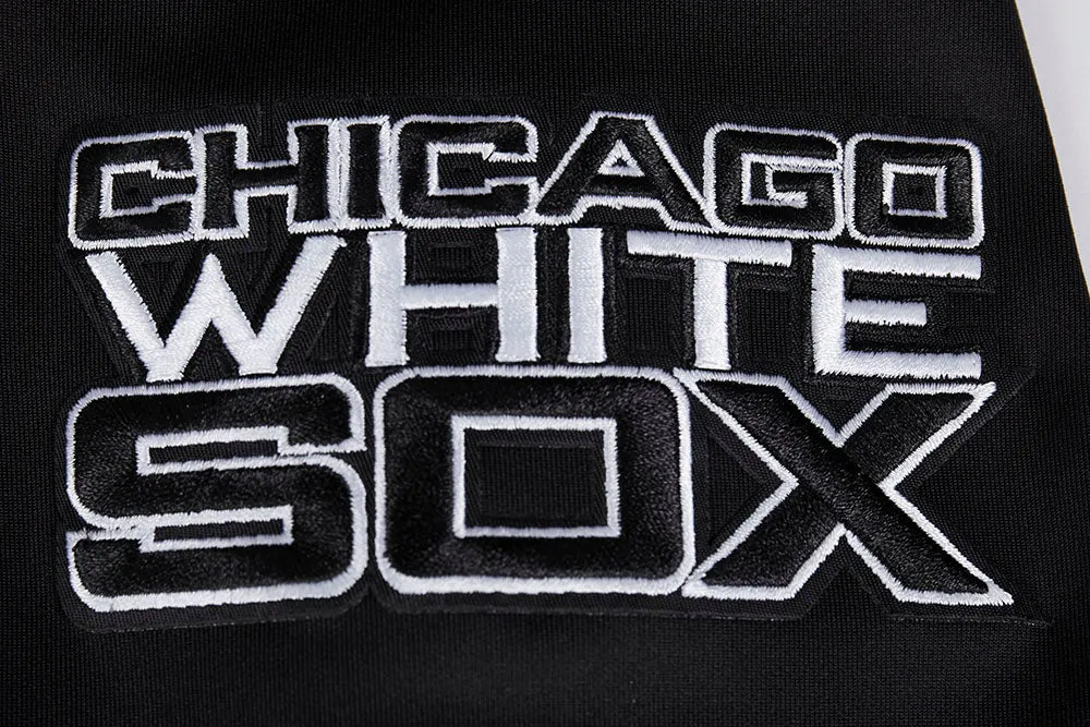 MLB CHICAGO WHITE SOX CLASSIC MEN'S TRACK JACKET (BLACK)