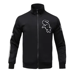 MLB CHICAGO WHITE SOX CLASSIC MEN'S TRACK JACKET (BLACK)