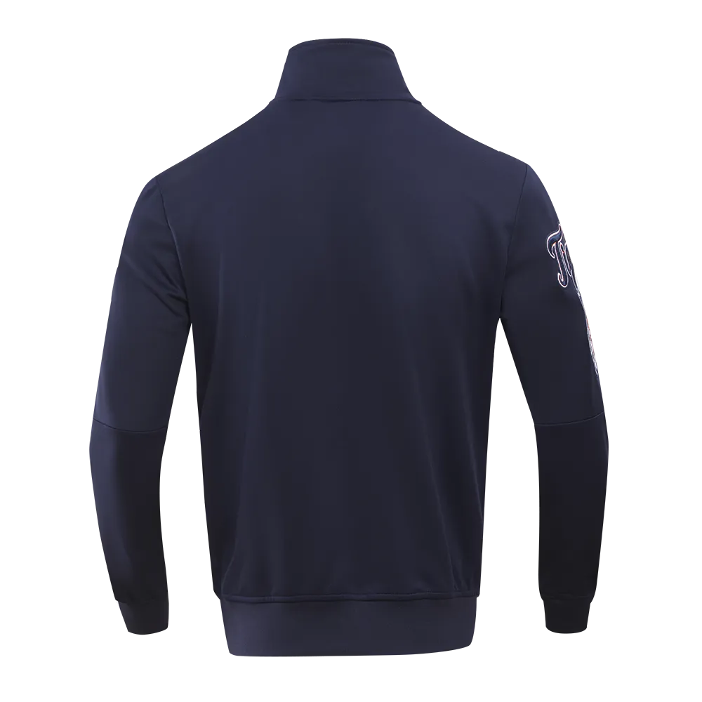 MLB DETEROIT TIGERS CLASSIC MEN'S TRACK JACKET (MIDNIGHT NAVY)