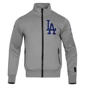 MLB LOS ANGELES DODGERS CLASSIC MEN'S TRACK JACKET (GRAY)