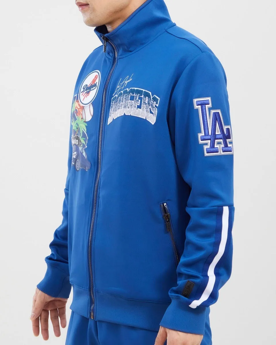 MLB LOS ANGELES DODGERS HOMETOWN MEN'S TRACK JACKET (DOGERS BLUE)