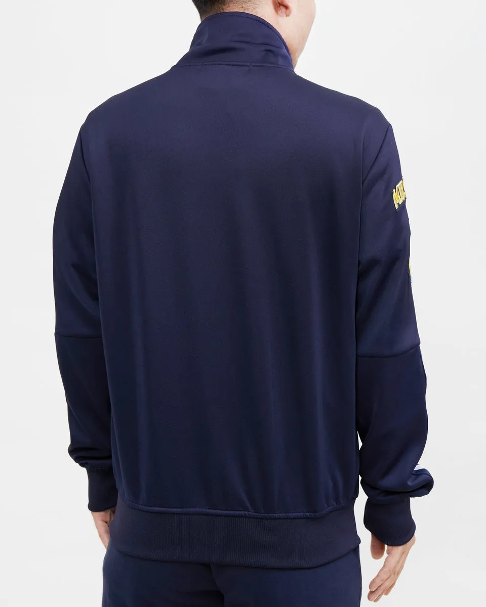 MLB MILWAUKEE BREWERS CLASSIC MEN'S TRACK JACKET (MIDNIGHT NAVY)