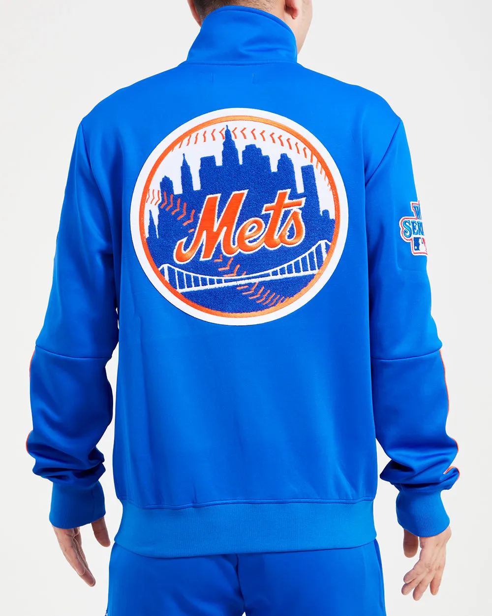 MLB NEW YORK METS HOMETOWN MEN'S TRACK JACKET (ROYAL BLUE)