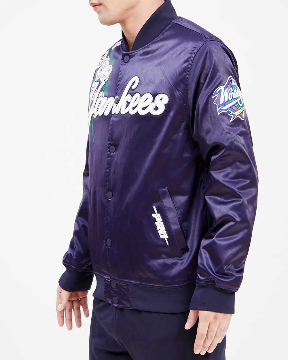 MLB NEW YORK YANKEES ROSES MEN'S TRACK JACKET (MIDNIGHT NAVY/MULTI)