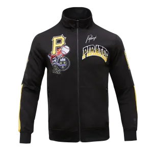 MLB PITTSBURGH PIRATES HOMETOWN MEN'S TRACK JACKET (BLACK)