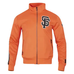 MLB SAN FRANCISCO GIANTS CLASSIC MEN'S DK TRACK JACKET (ORANGE)