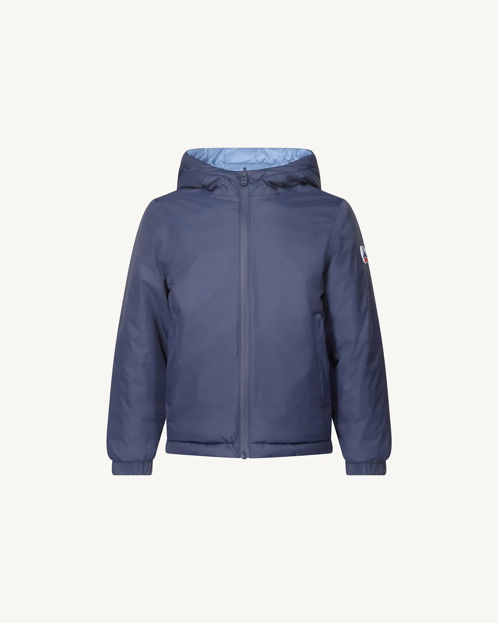 Navy/Washed blue Zurich 2.0 kids reversible puffer jacket