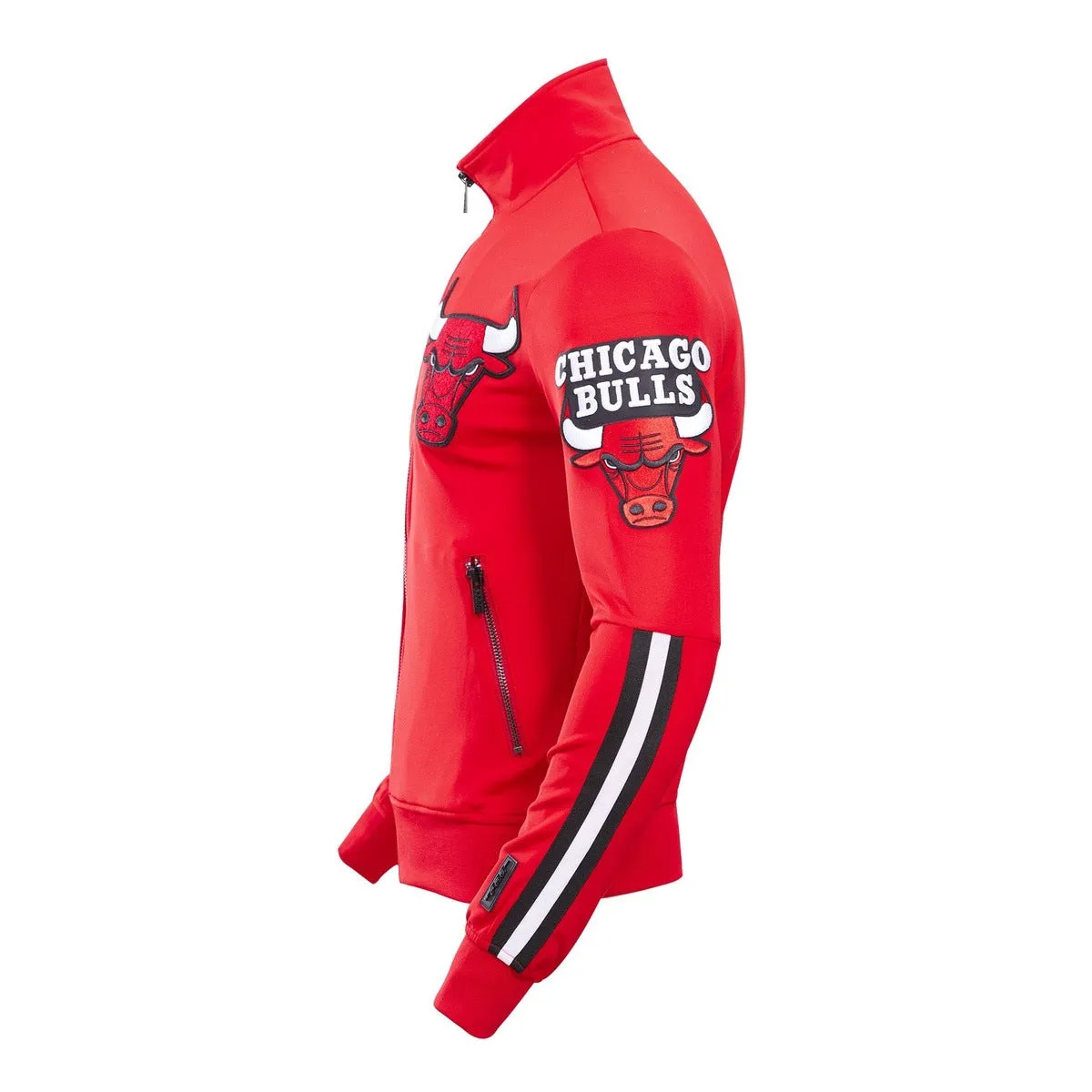 NBA CHICAGO BULLS CLASSIC MEN'S TRACK JACKET (RED)