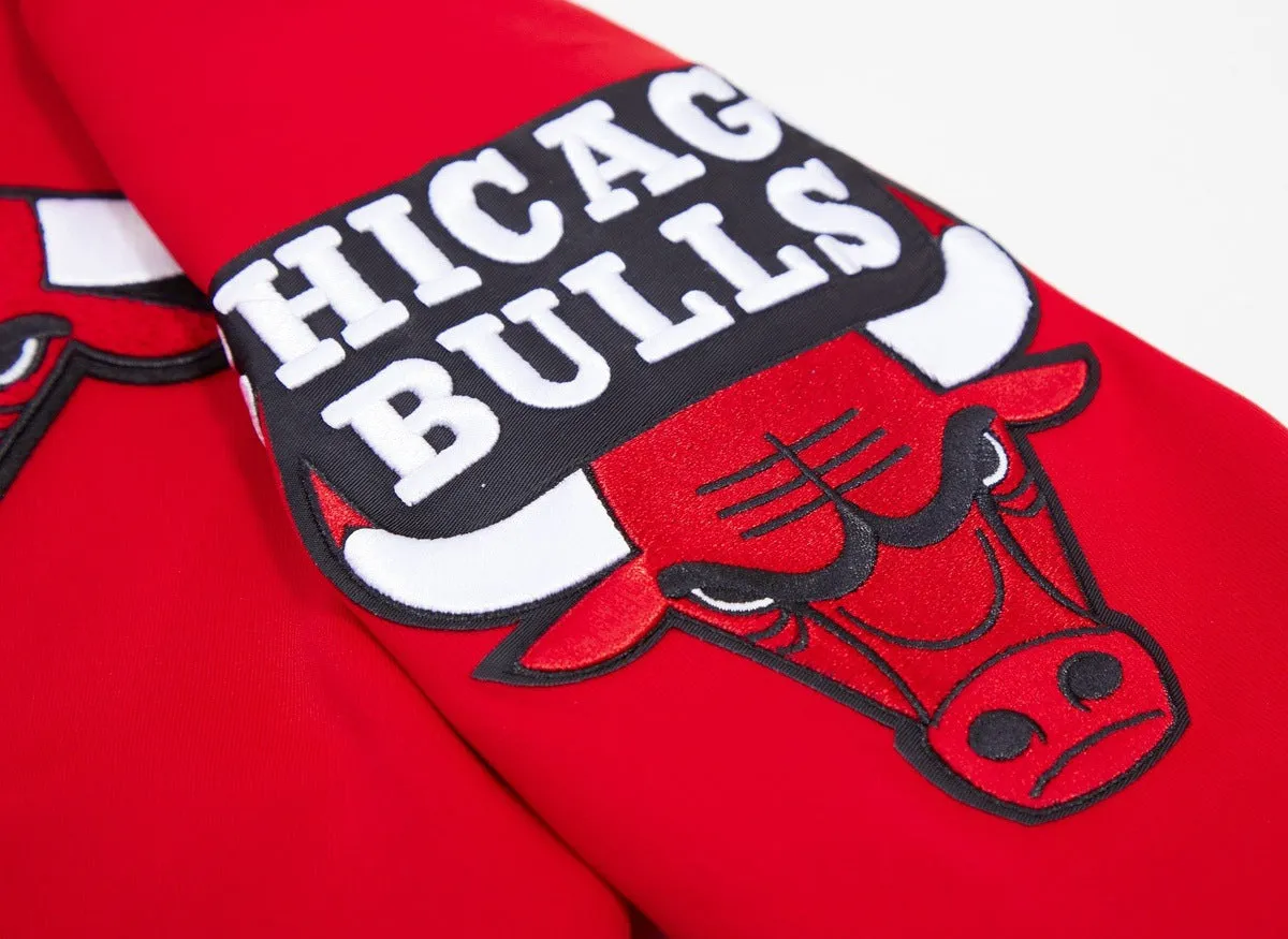 NBA CHICAGO BULLS CLASSIC MEN'S TRACK JACKET (RED)