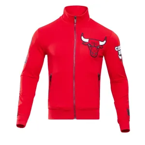 NBA CHICAGO BULLS CLASSIC MEN'S TRACK JACKET (RED)