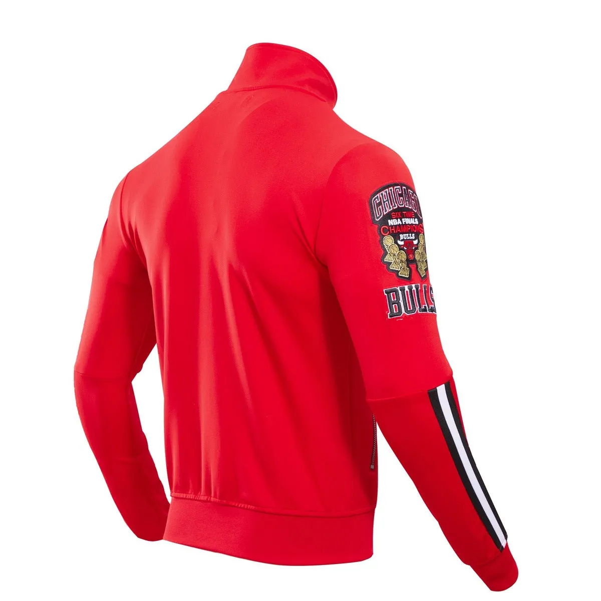 NBA CHICAGO BULLS CLASSIC MEN'S TRACK JACKET (RED)