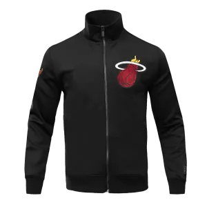 NBA MIAMI HEAT CLASSIC MEN'S DK TRACK JACKET (BLACK)