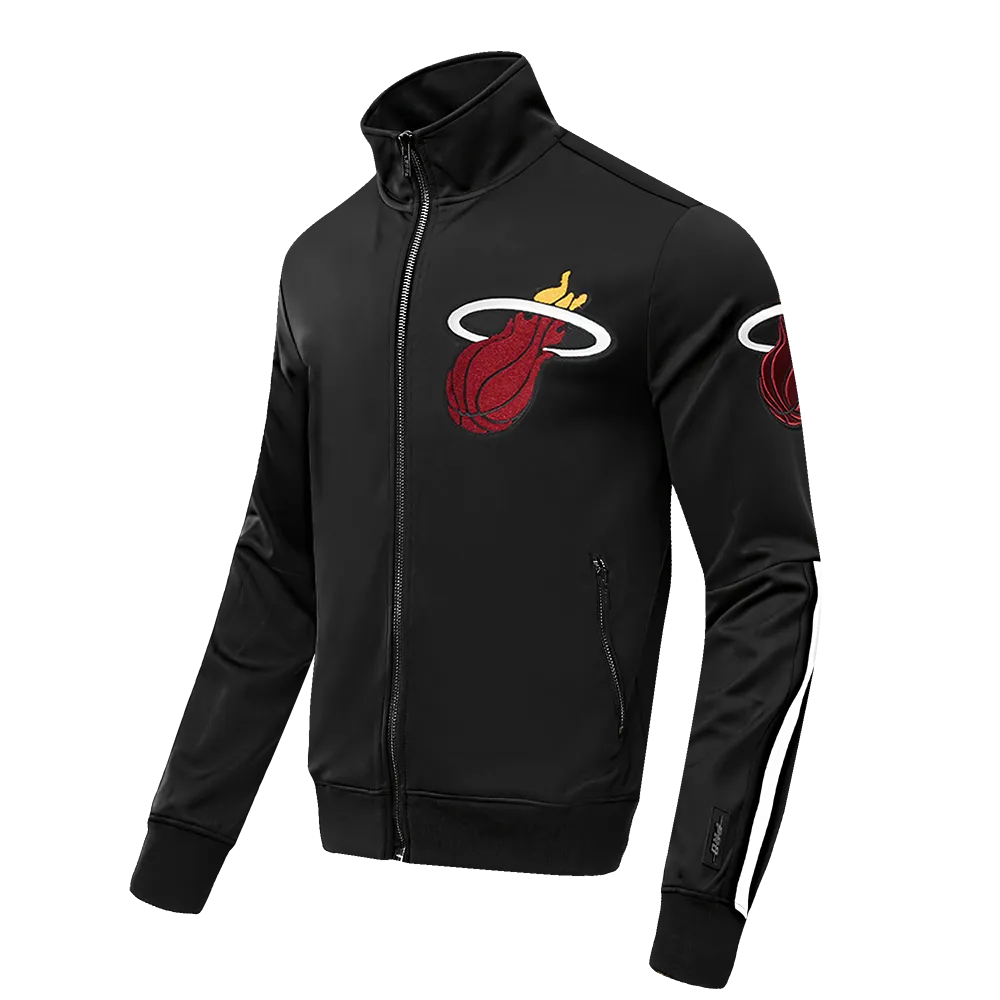 NBA MIAMI HEAT CLASSIC MEN'S DK TRACK JACKET (BLACK)