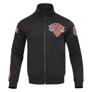 NBA NEW YORK KNICKS CLASSIC MEN'S DK TRACK JACKET (BLACK)