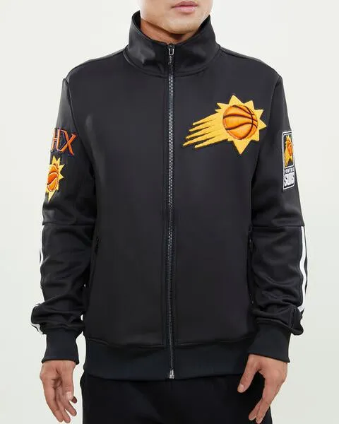 NBA PHOENIX SUNS CLASSIC MEN'S TRACK JACKET (BLACK)