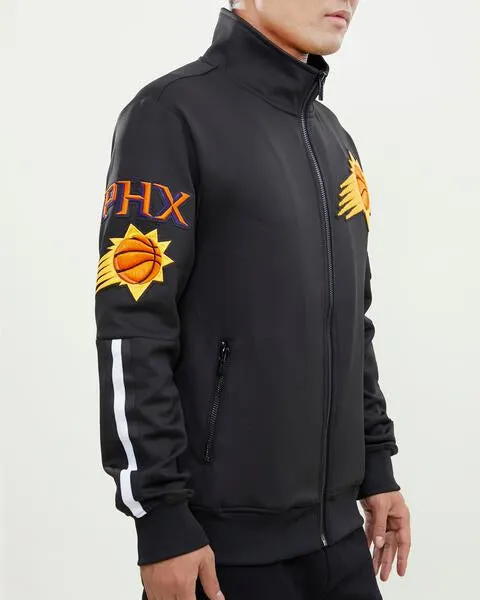 NBA PHOENIX SUNS CLASSIC MEN'S TRACK JACKET (BLACK)