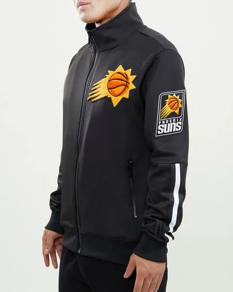 NBA PHOENIX SUNS CLASSIC MEN'S TRACK JACKET (BLACK)