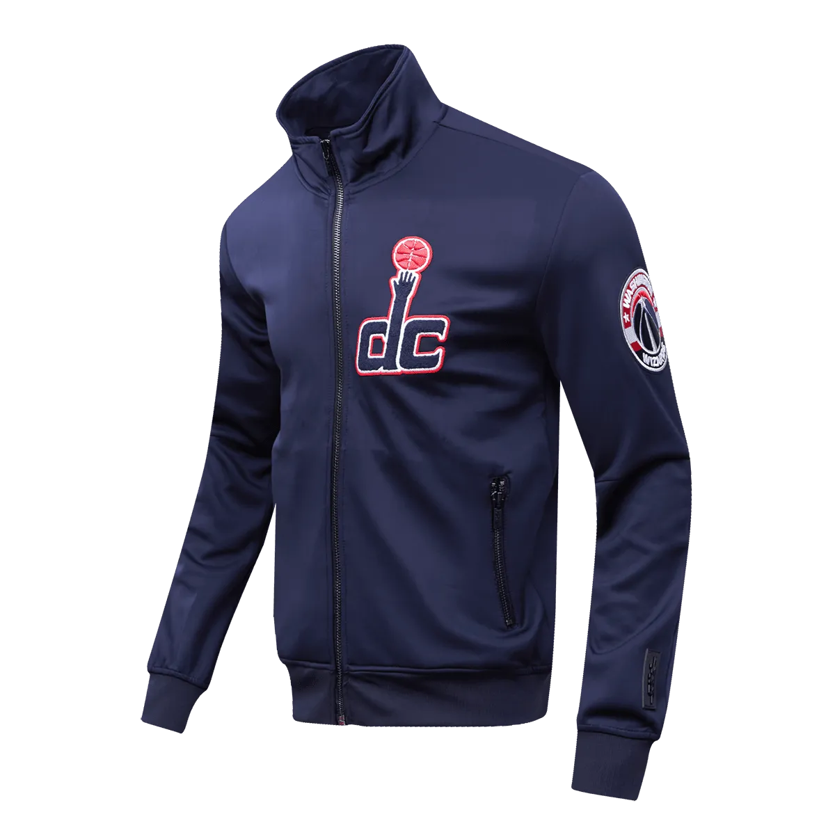 NBA WASHINGTON WIZARDS CLASSIC MEN'S TRACK JACKET (MIDNIGHT NAVY)