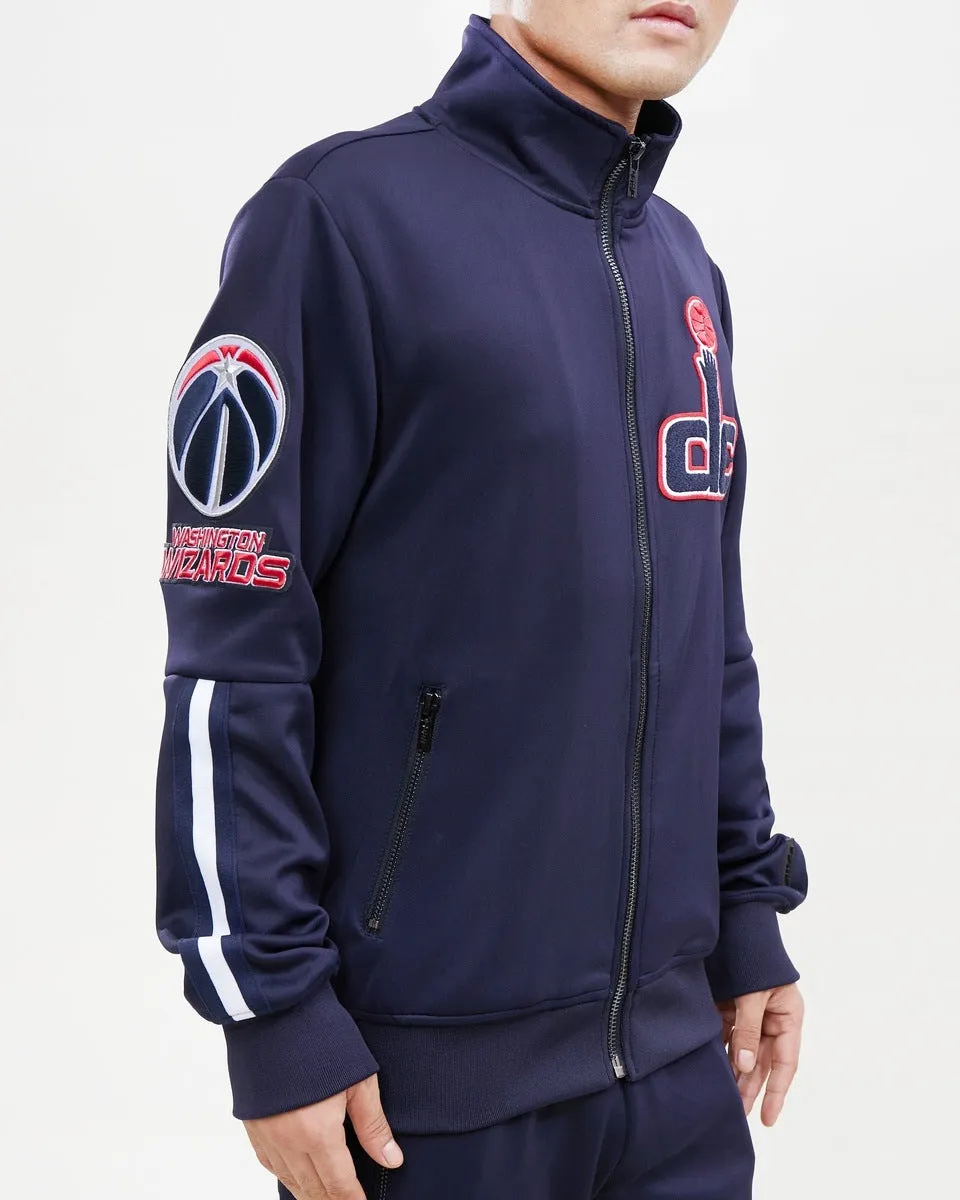 NBA WASHINGTON WIZARDS CLASSIC MEN'S TRACK JACKET (MIDNIGHT NAVY)