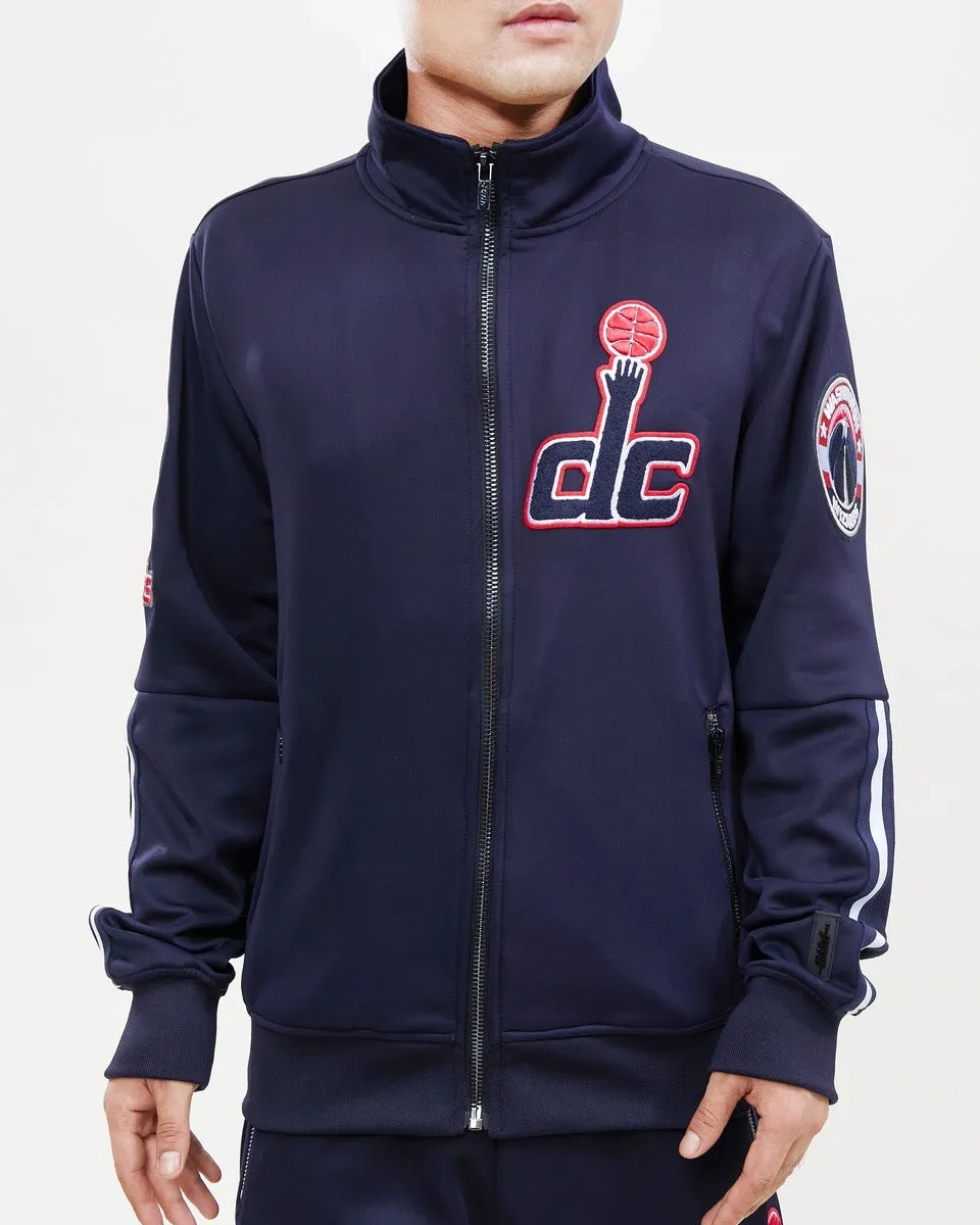 NBA WASHINGTON WIZARDS CLASSIC MEN'S TRACK JACKET (MIDNIGHT NAVY)