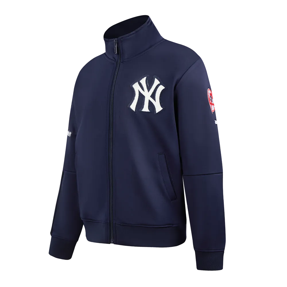 NEW YORK YANKEES CLASSIC LITTLE BOYS TRACK JACKET (MIDNIGHT NAVY)