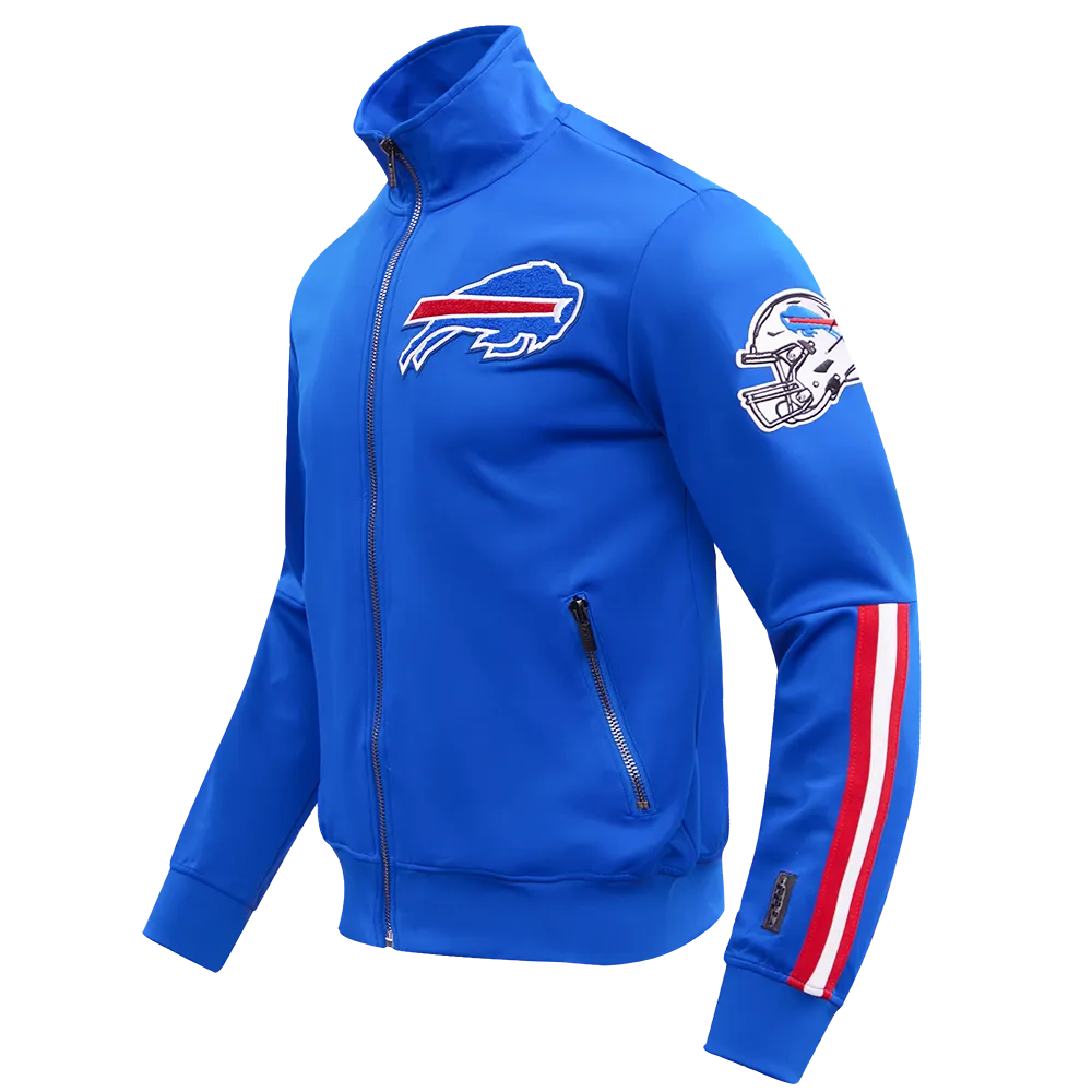 NFL BUFFLO BILLS CLASSIC MEN'S DK TRACK JACKET (ROYAL BLUE)