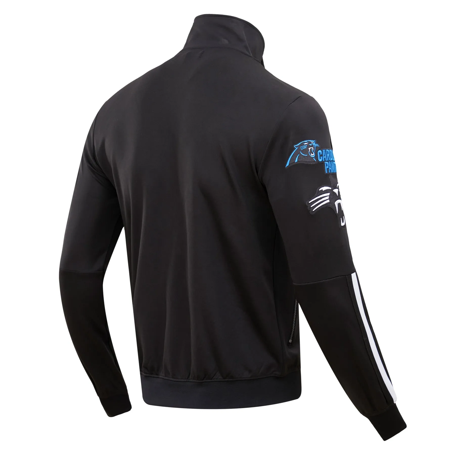 NFL CAROLINA PANTHERS CLASSIC MEN'S TRACK JACKET (BLACK)