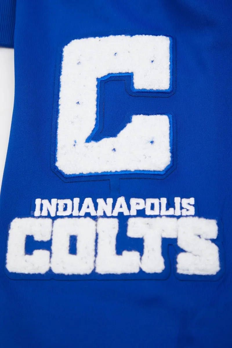 NFL INDIANAPOLIS COLTS CLASSIC MEN'S TRACK JACKET (ROYAL BLUE)