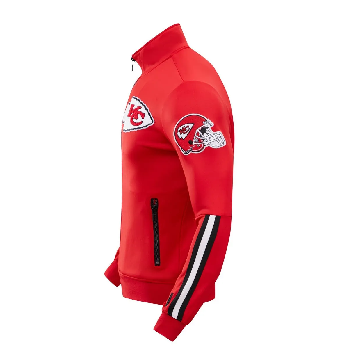 NFL KANSAS CITY CHIEFS CLASSIC MEN'S TRACK JACKET (RED)