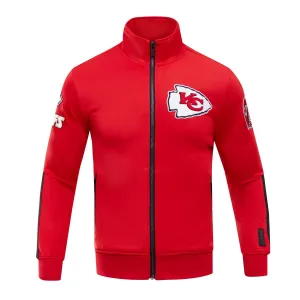 NFL KANSAS CITY CHIEFS CLASSIC MEN'S TRACK JACKET (RED)