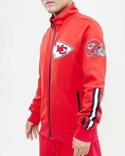 NFL KANSAS CITY CHIEFS CLASSIC MEN'S TRACK JACKET (RED)