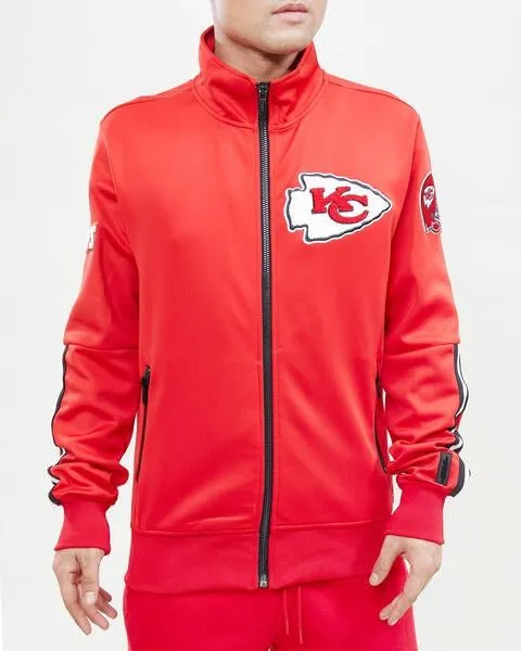 NFL KANSAS CITY CHIEFS CLASSIC MEN'S TRACK JACKET (RED)