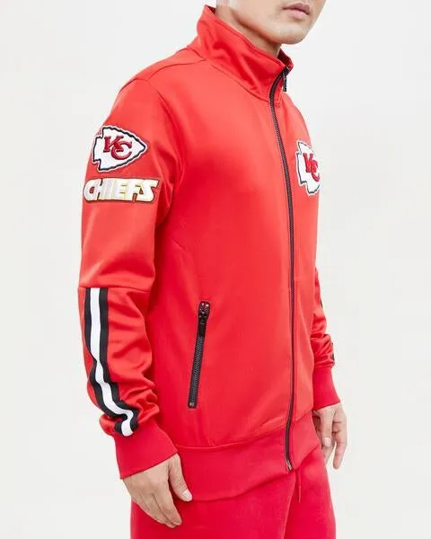 NFL KANSAS CITY CHIEFS CLASSIC MEN'S TRACK JACKET (RED)