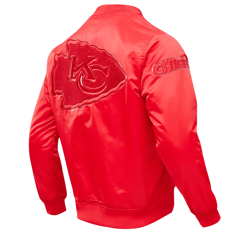 NFL KANSAS CITY CHIEFS CLASSIC TRIPLE RED MEN'S TRACK JACKET (TRIPLE RED)