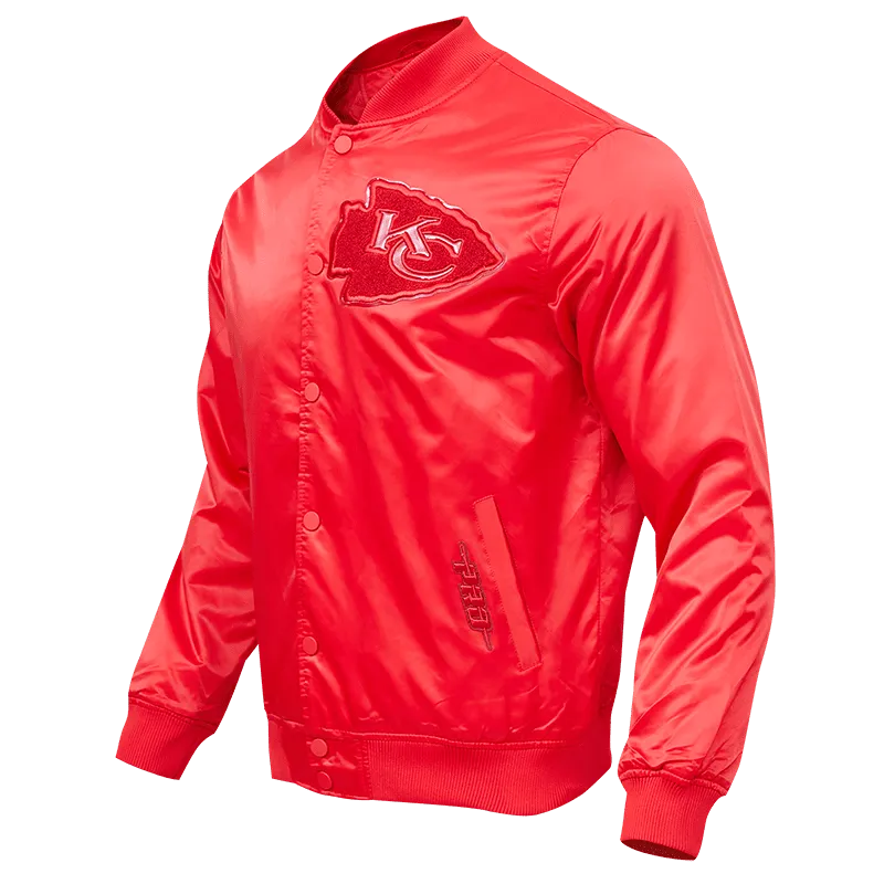 NFL KANSAS CITY CHIEFS CLASSIC TRIPLE RED MEN'S TRACK JACKET (TRIPLE RED)