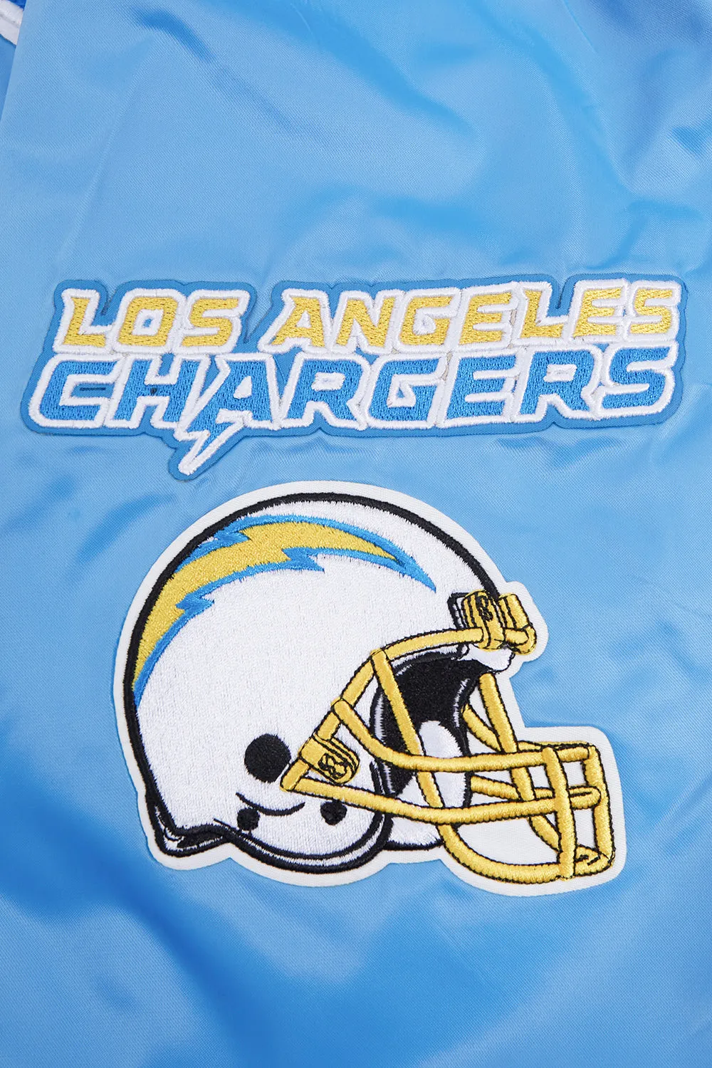 NFL LOS ANGELES CHARGERS MASHUP MEN'S TRACK JACKET (LIGHT BLUE)