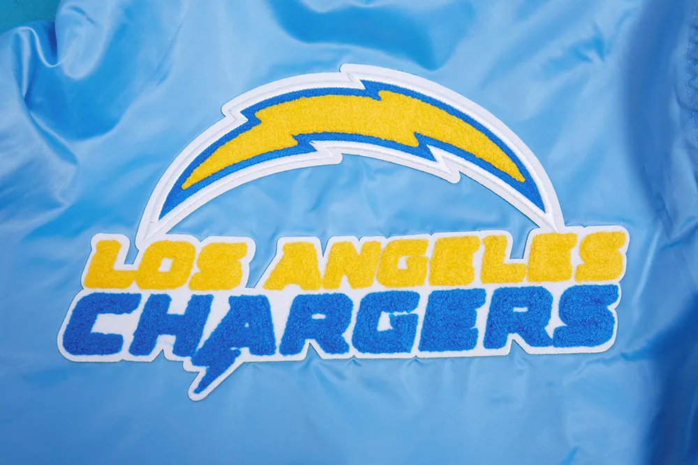 NFL LOS ANGELES CHARGERS MASHUP MEN'S TRACK JACKET (LIGHT BLUE)