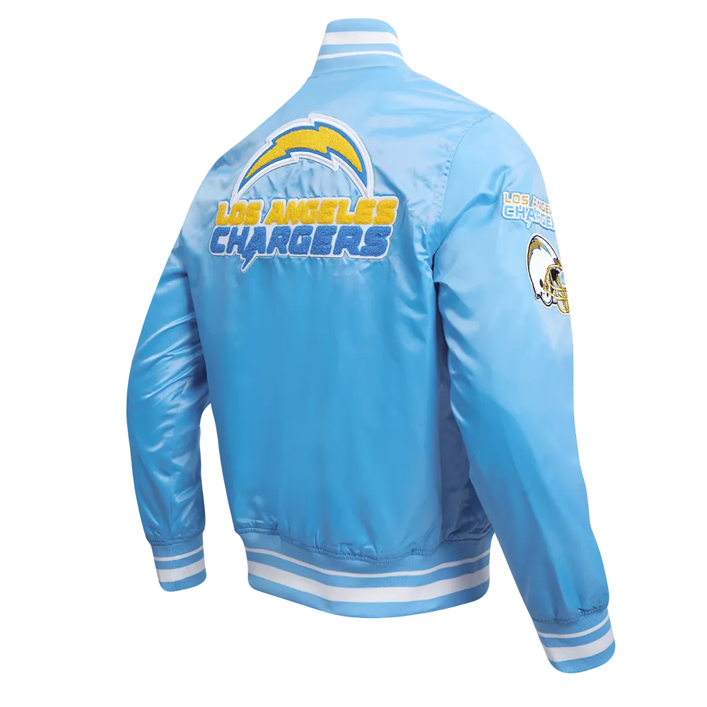 NFL LOS ANGELES CHARGERS MASHUP MEN'S TRACK JACKET (LIGHT BLUE)