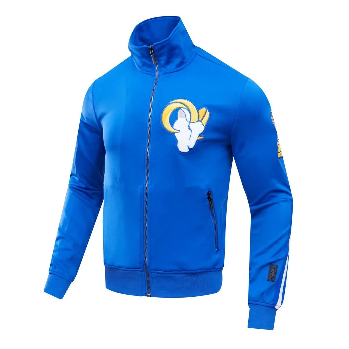 NFL LOS ANGELES RAMS CLASSIC MEN'S TRACK JACKET (ROYAL BLUE)