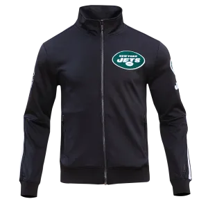 NFL NEW YORK JETS CLASSIC MEN'S DK TRACK JACKET (BLACK)