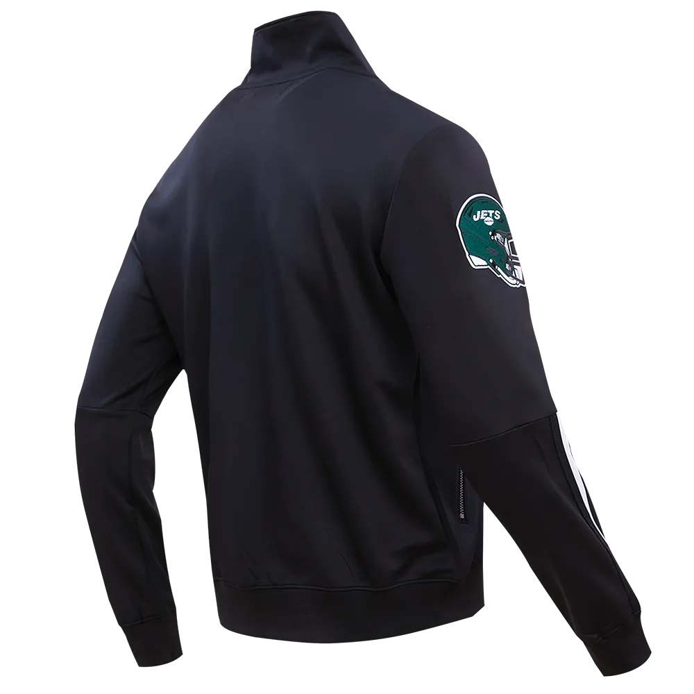 NFL NEW YORK JETS CLASSIC MEN'S DK TRACK JACKET (BLACK)