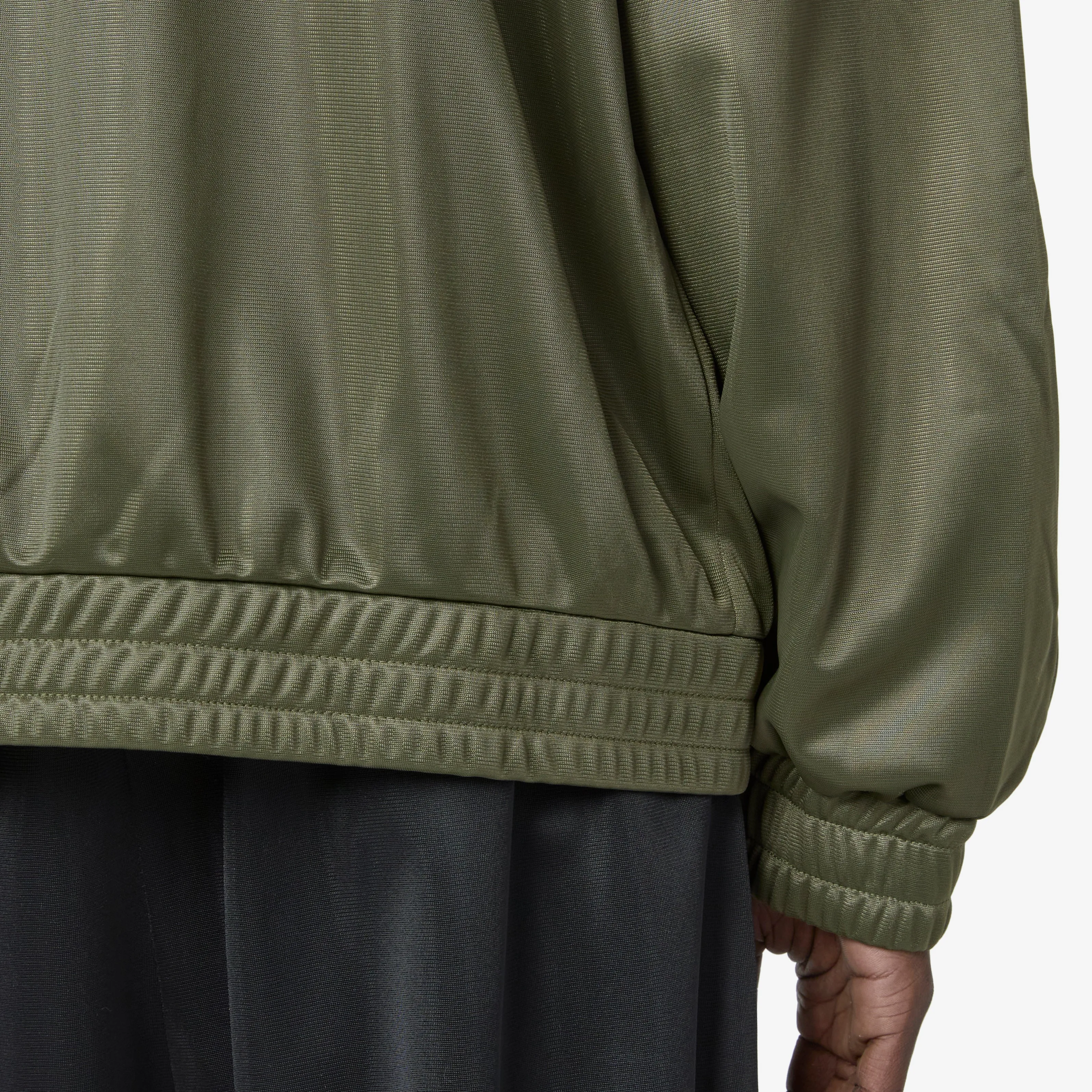 Oversized Track Jacket Dark Green