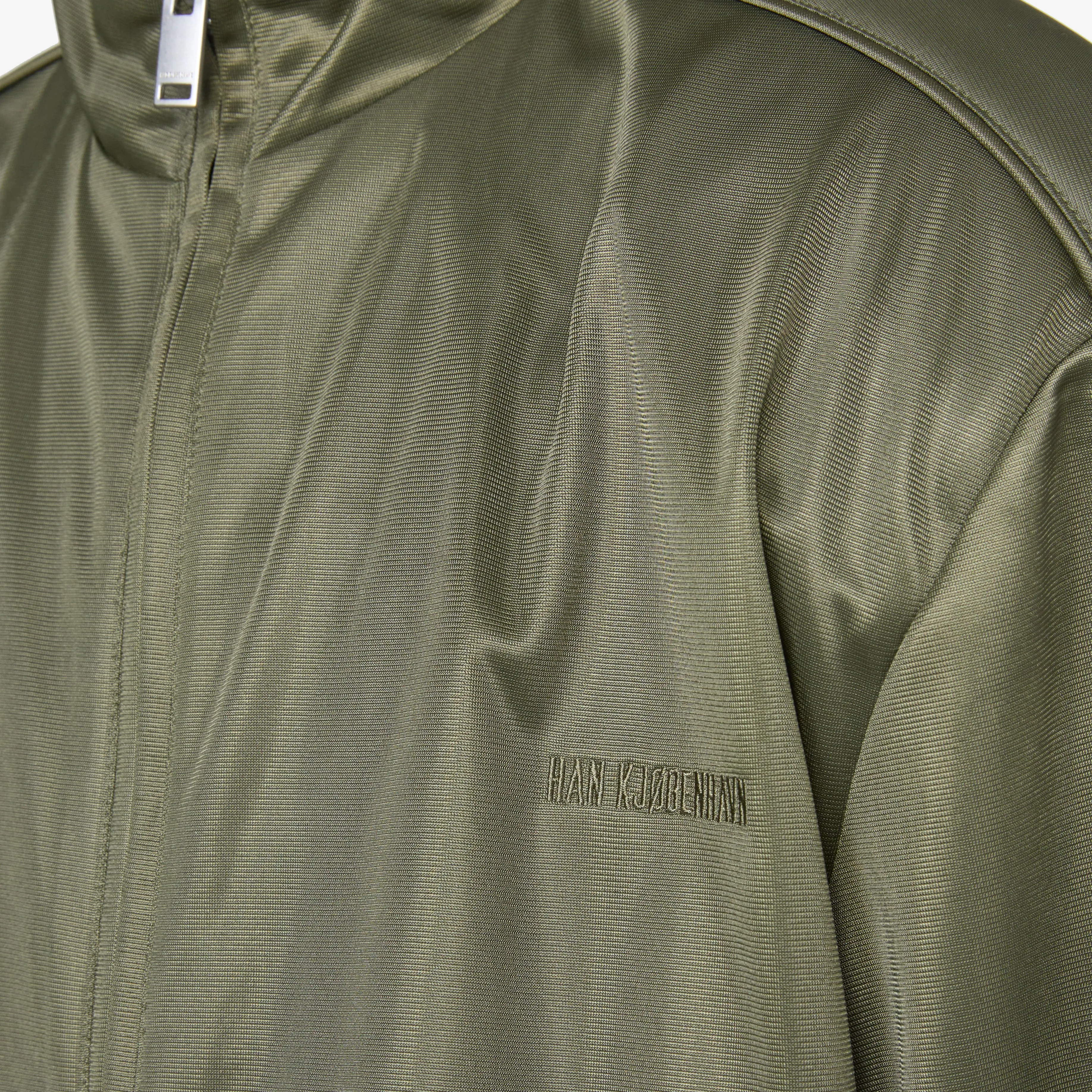 Oversized Track Jacket Dark Green