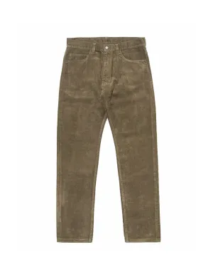 PINCORD 5-POCKET PANTS - BROWN